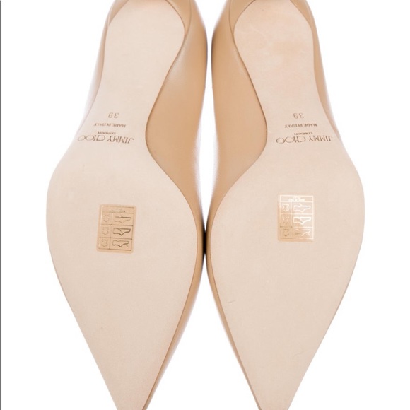 Jimmy Choo Romy 60 Leather Pumps - Picture 3 of 4